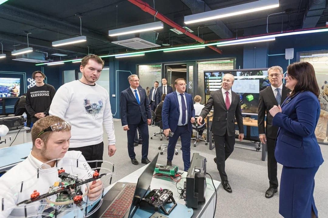 В Межвузовском кампусе Уфы состоялось открытие площадки Национальной киберфизической платформы «Берл