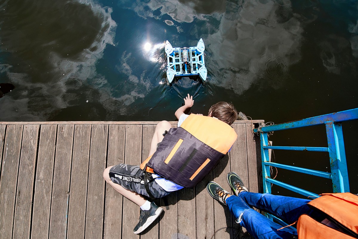 Безэкипажные роботизированные лодки соревновались на открытой воде