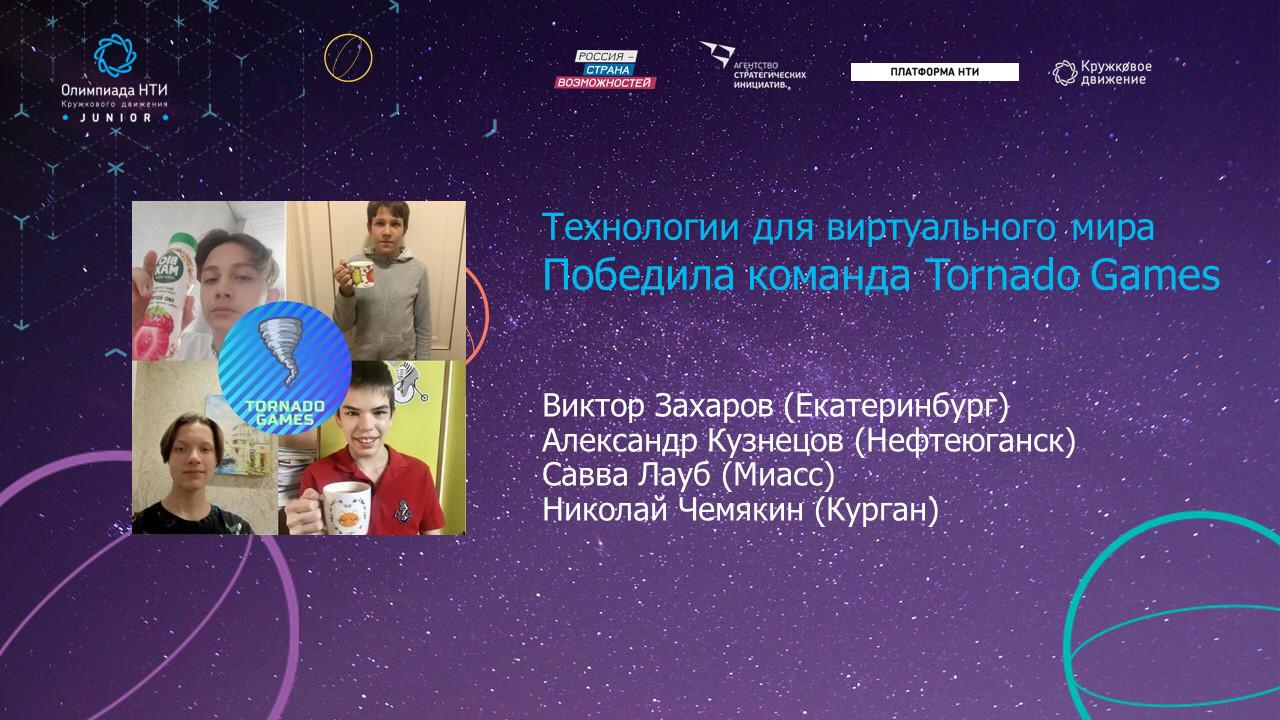 Победители Олимпиады Кружкового движения НТИ.Junior в Уральском федеральном округе